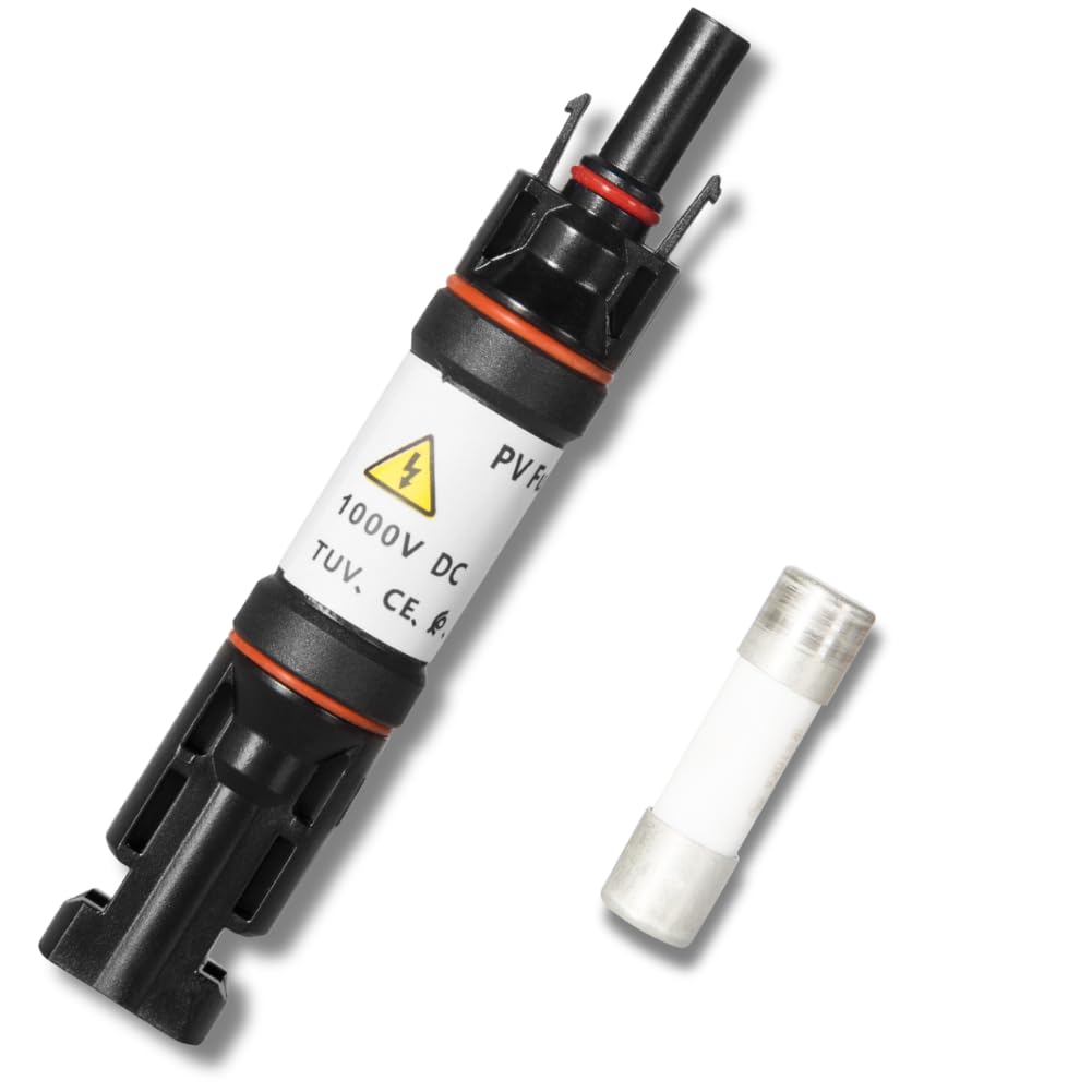 Diodes Pour Panneaux Photovoltaïques, 2 Pièces 20 A, Connecteur Fusible Photovoltaïque, Connecteur Solaire Photovoltaïque, 1000 V, Avec Diode Anti-reflux, Support De Diode De Bloc Photovoltaïque, IP67