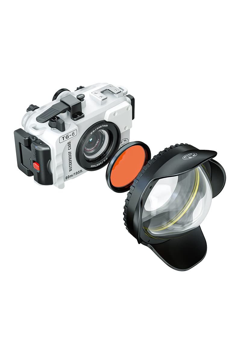 Olympus TG-6 防水ケースセット Amazon | オリンパスTG-6用防水ハウジングケース、深さ60