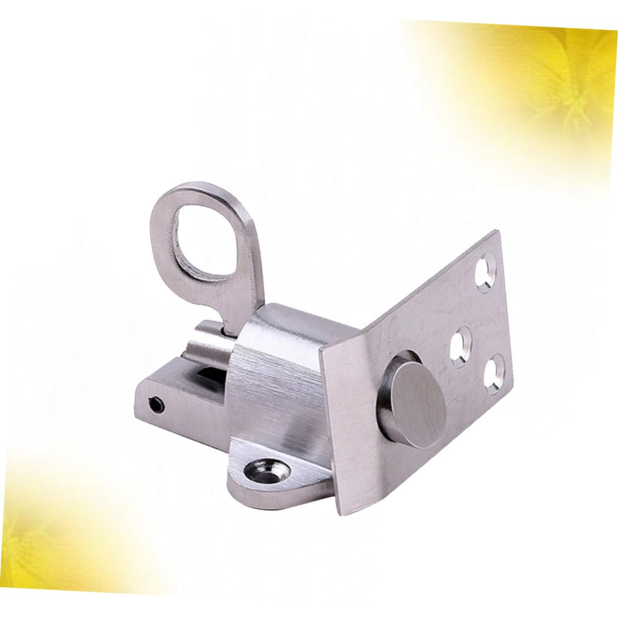 HOMSFOU 2pezzi Serratura Acciaio Inossidabile Con Chiavistello Automatico Sicurezza Per Porte e Finestre Facile Installazione e Design Resistente Per Uso Domestico