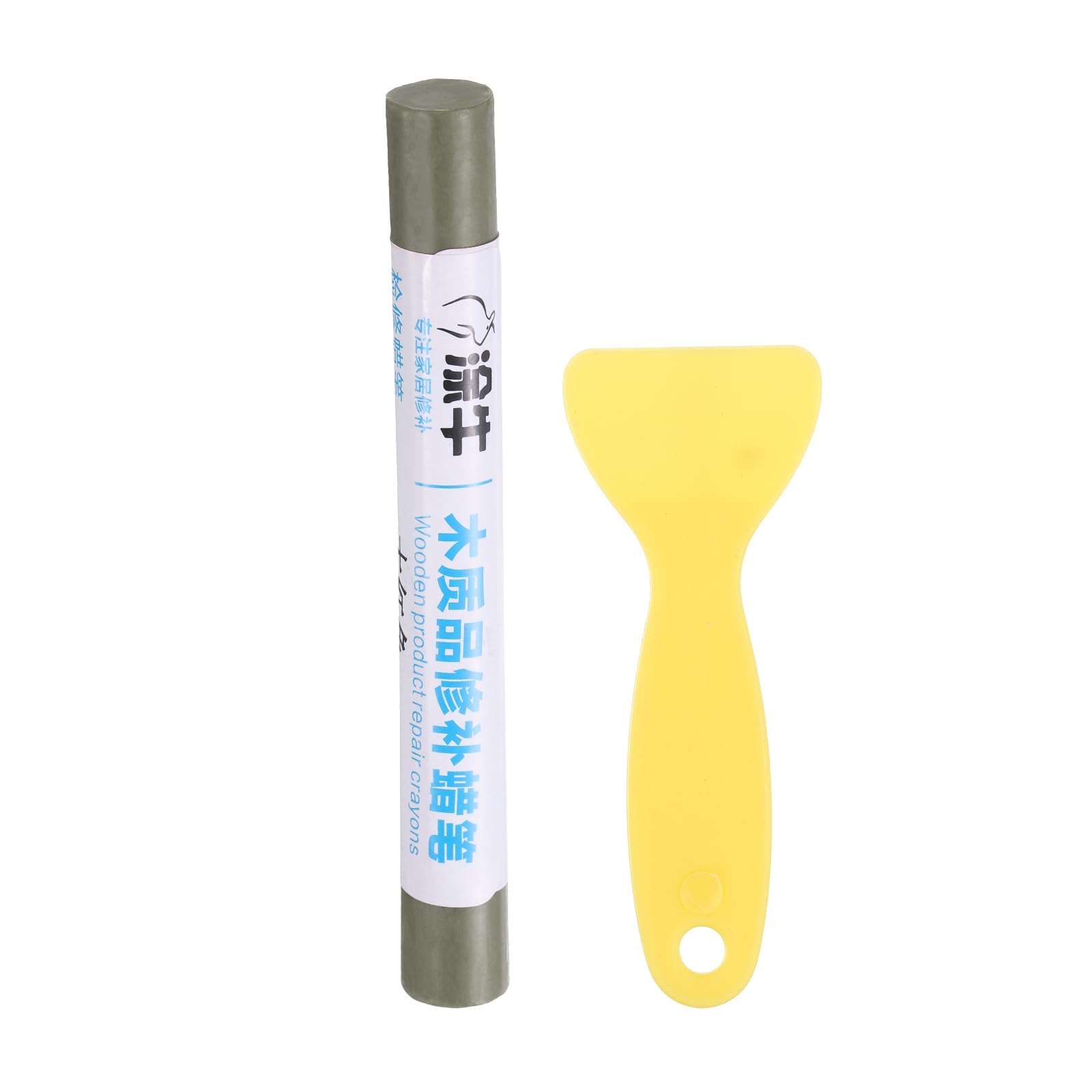 HARFINGTON Wood Filler Sticks Wood Furniture Scratch Repair Filler Sticks Furniture Touch Up Markers with Yellow Scraper for Wood Holes Wood Floor