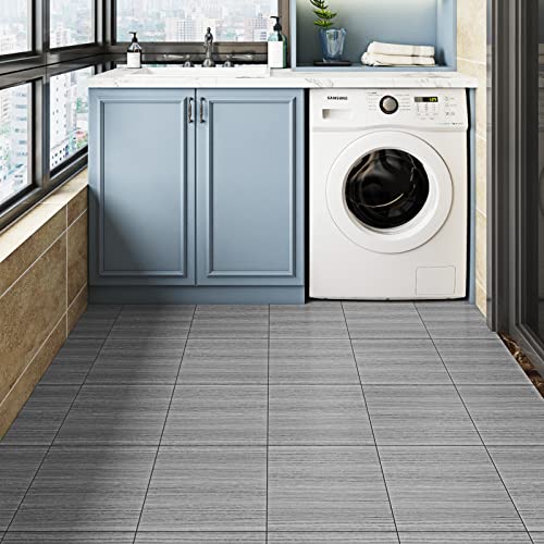 Livelynine 16 Piastrelle Adesive Grigie Pavimento