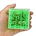 Ogquaton El Mejor Regalo de Juguete, 3D Cube Puzzle Maze Toy Hand Game Case Box Fun Brain Game Challenge Fidget Juguetes para niños Niño Niño Niña Verde Creativo y útil