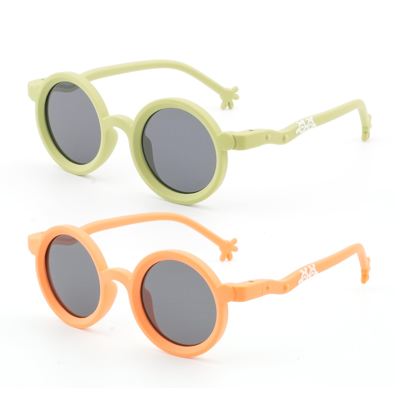 EYEBUDDY Kids Toddler Sunglasses Age 2-4/3-5 Boys Girls Polarized UV Protection Sun Glasses for Age 2-8