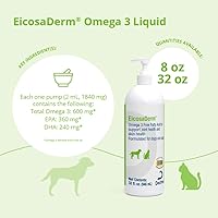 Vista 3 de Omega 3 líquido para perros y gatos, 32 onzas