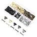 75 Pairs Sewing Hooks and Eyes Closure for Trousers, Skirts, Dress Sewing DIY Craft Supplies