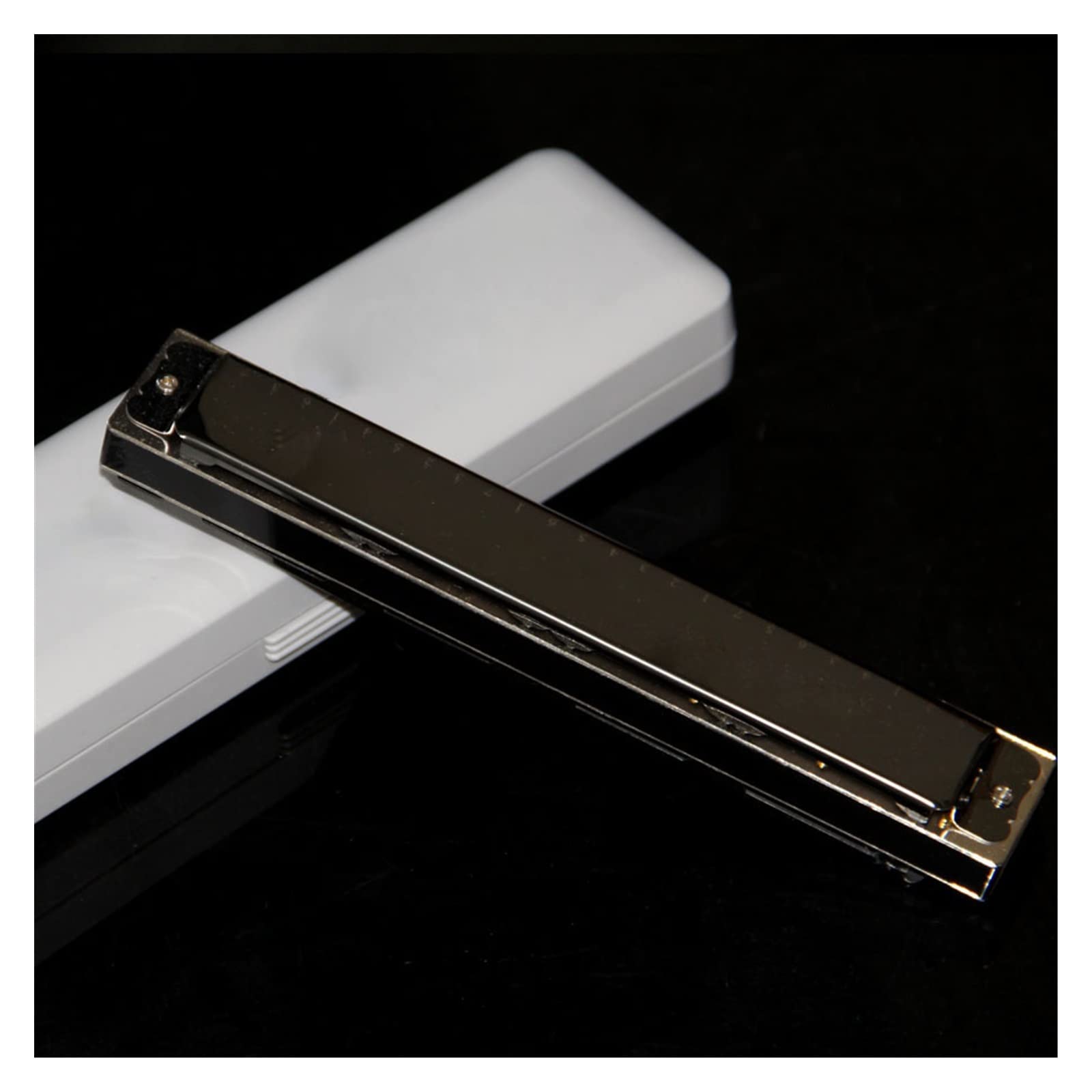 Profesjonalny Harmonijka 24-dołkowa Mosiężna Deska Do Siedzenia Tremolo Harmonica Key Of C
