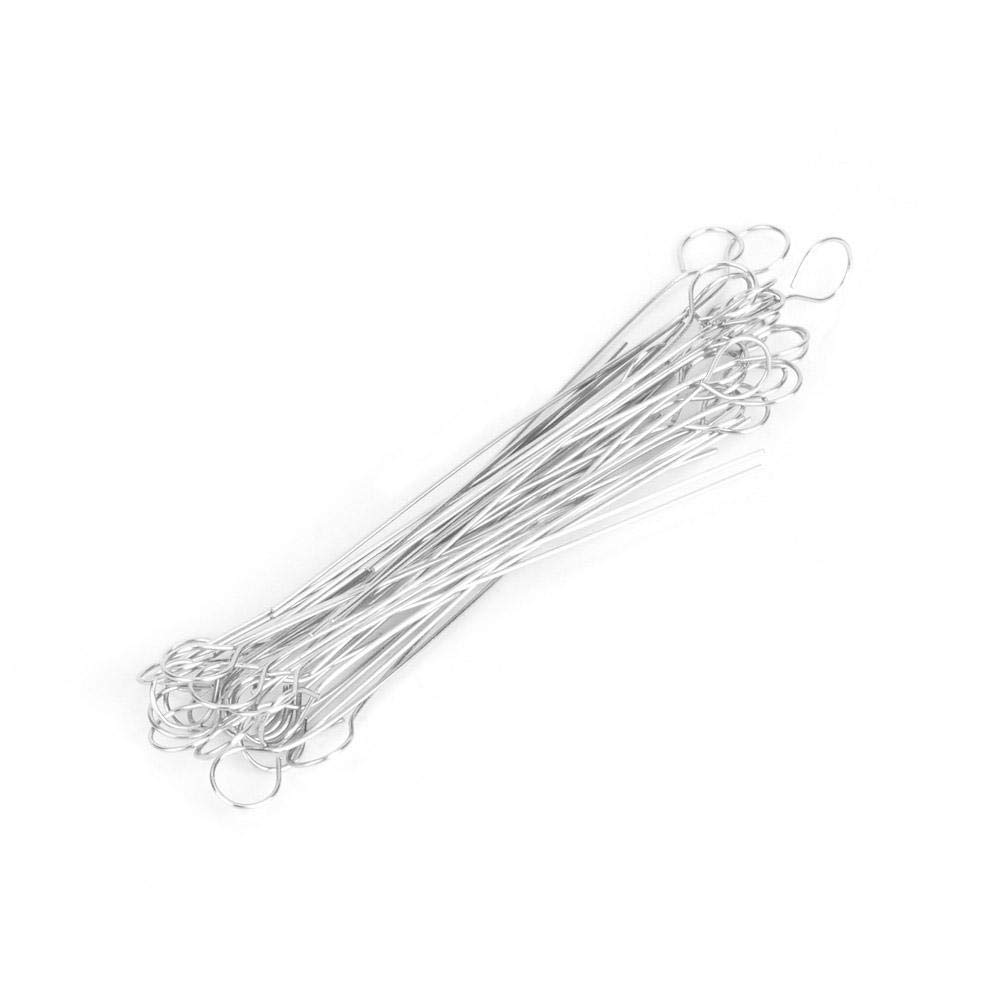 Cosiki ππ‘π«π’π¬ππ¦ππ¬ ππ’ππ Nichrome Wire Inoculating Loop,50PCS Reusable Inoculating Loop Holders Nichrome Needle Tips Inoculation for Laboratory(5mm)