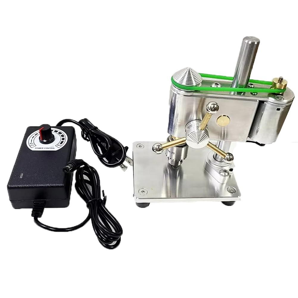 Mini taladro de banco, taladro de precisión para relojero, velocidad variable, rango de sujeción de 0,3 a 4 mm, ideal para proyectos de bricolaje y reparación de relojes
