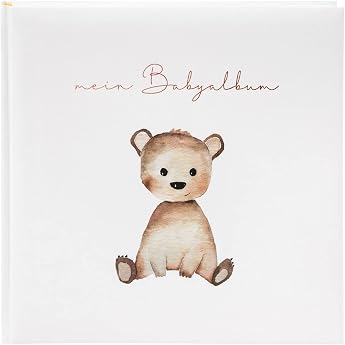 goldbuch Teddy Bear 24458 Photo Album 25 x 25 x 4 cm Baby Photo Book Beige