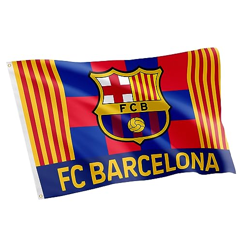 Desert Cactus FC Barcelona Flag Barça Barca Football Futbol Soccer 100% Polyester Indoor Outdoor 3x5 feet Baner (Flag G)