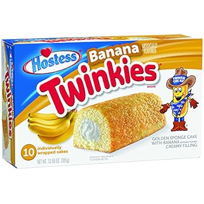 Hostess Twinkies, Banana, 10 Count Pack of 6