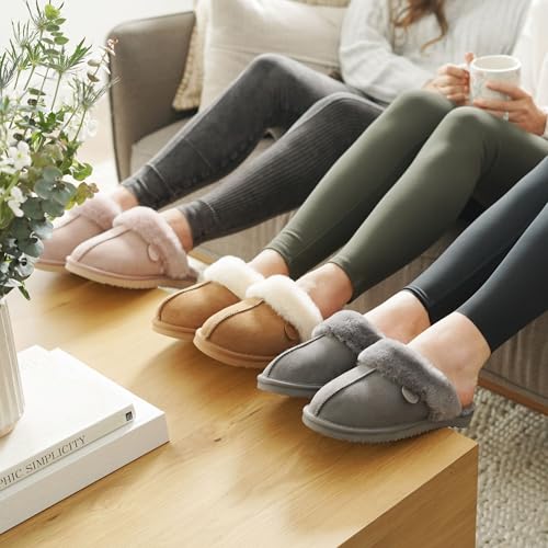 Image of Fireside by Dearfoams womens Sydney Genuine Shearling Scuff