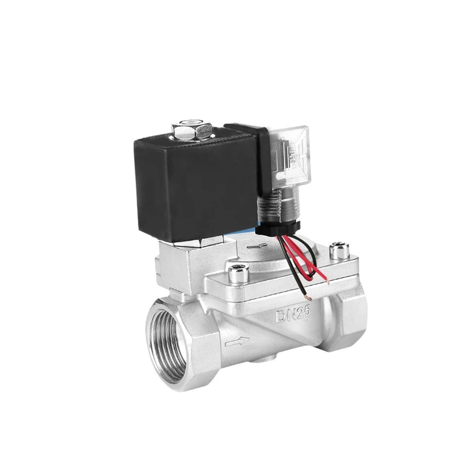 Électrovanne en Acier Inoxydable 304 durable avec bobine étanche AC220V