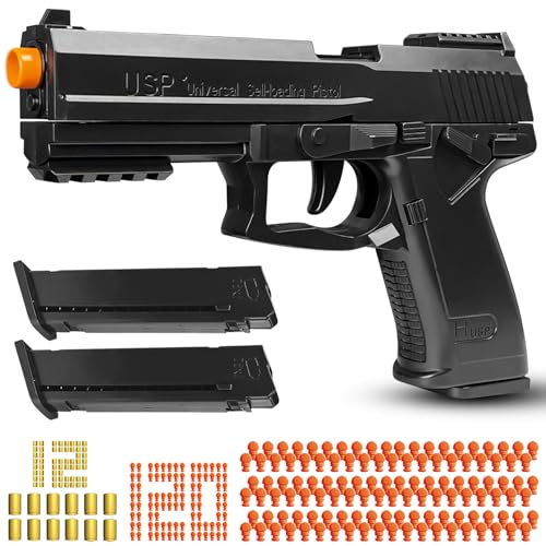 Toy Gun with Automatic Reloading Rebound Shell Ejecting and Soft Foam Blaster, Ideal for Shooting Games, Education Model Toys, Gift for Kids Boys...