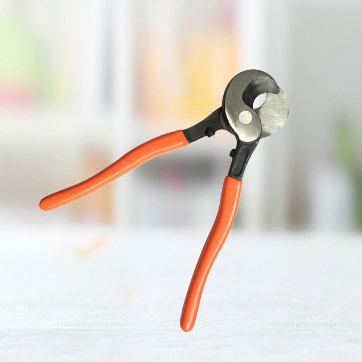 IWOWHERO Heavy Duty Electrical Wire Cutters Hj130 Ratchet Cable Cutters Insulated Pliers Safe Lock for Transport