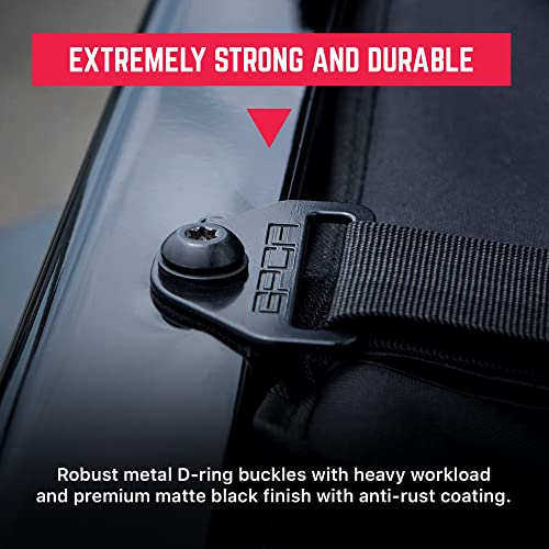 Image of GPCA Tie Down Metal D-Plates /D-Buckles 3mm, Jeep Wrangler JL /JT /JK /TJ | Easy-to-Install Truck Tie Downs, Compatible with Cargo Cover Mounts, Heavy-Duty Jeep Wrangler Accessories (6PC)
