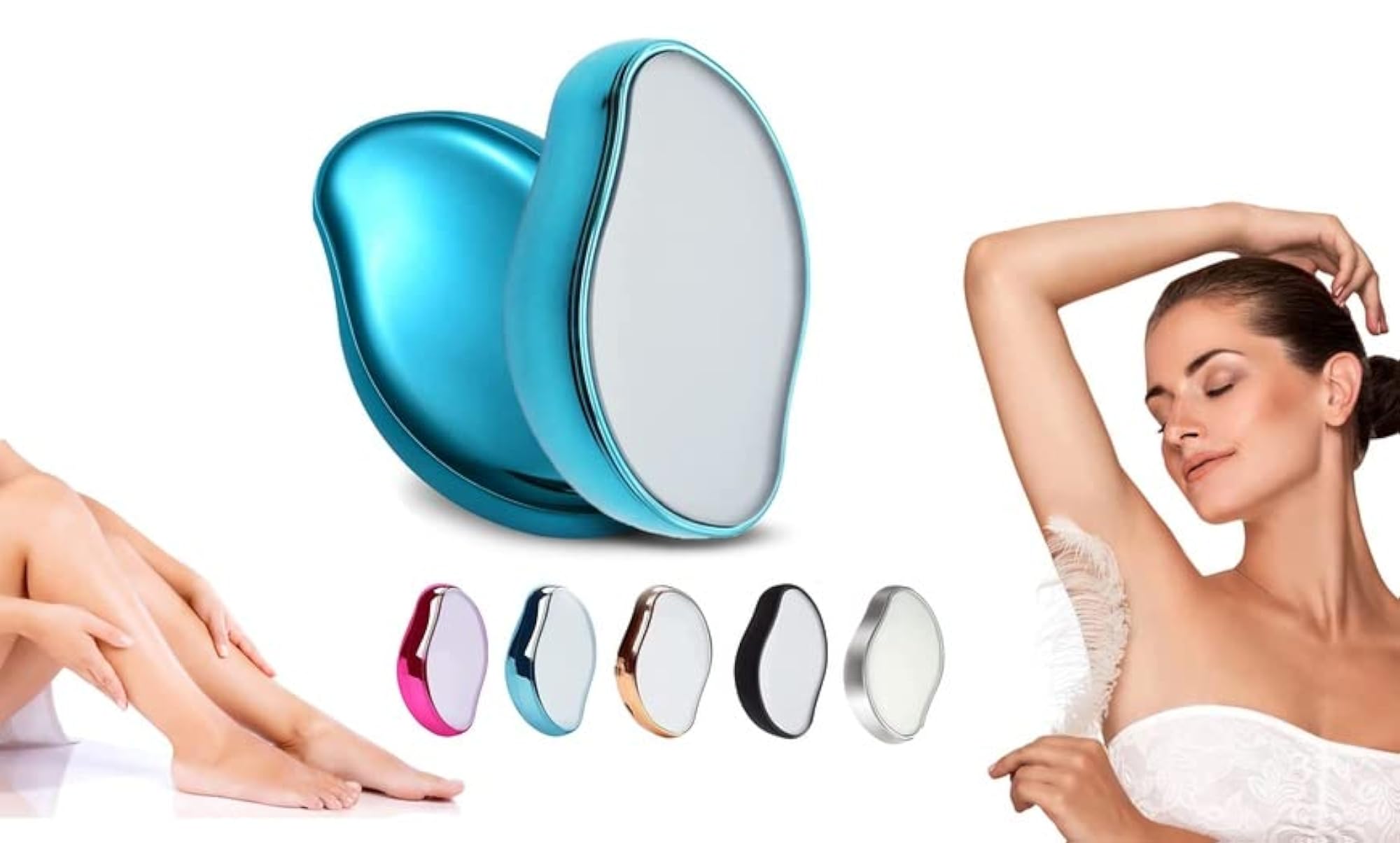 Crystal Hair Remover, Lightweight Painless Exfoliation Tool