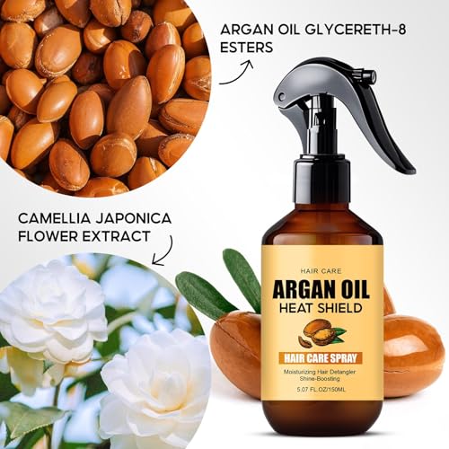 Spray protector térmico con aceite de argán para cabello miniatura 2