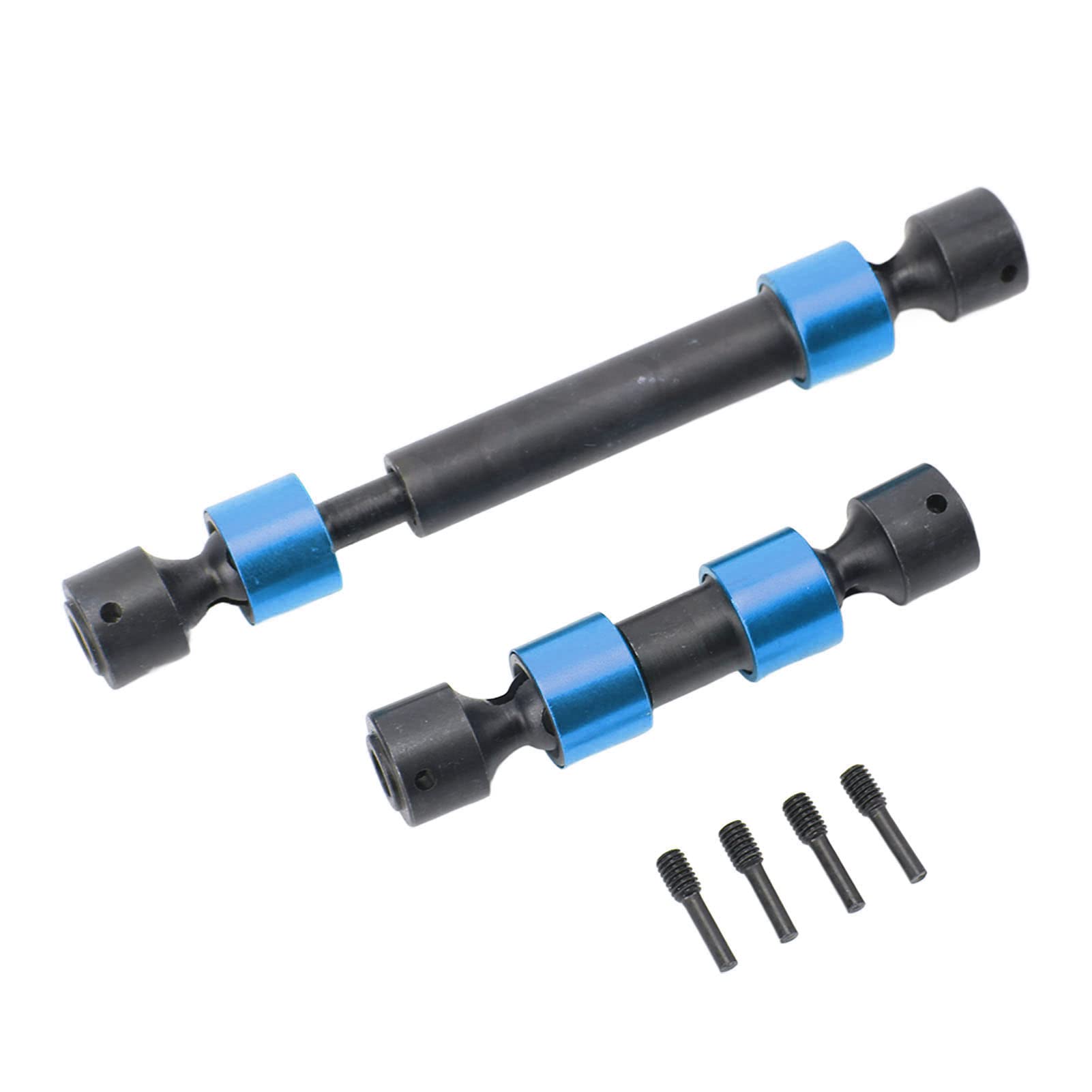 RC-Center-Antriebswelle, verzahnte Universal-Stahl-CVD-Antriebswelle für Traxxas 3.3 und Summit E 2.0 (Blau)