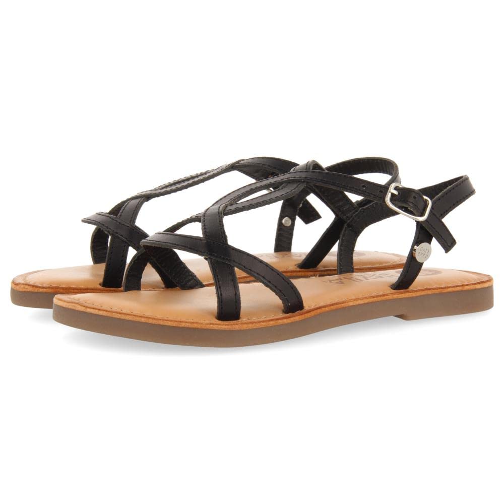 GIOSEPPO Girls' Varzea Sandals, black, 6 UK