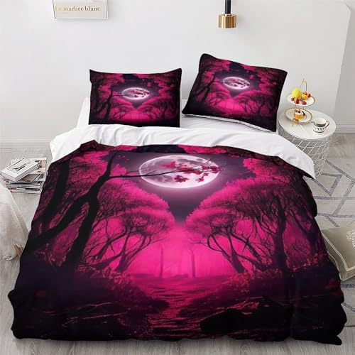 Parure de lit microfibre 200x200 cm avec impression 3D durable et finitions haut de gamme - 4