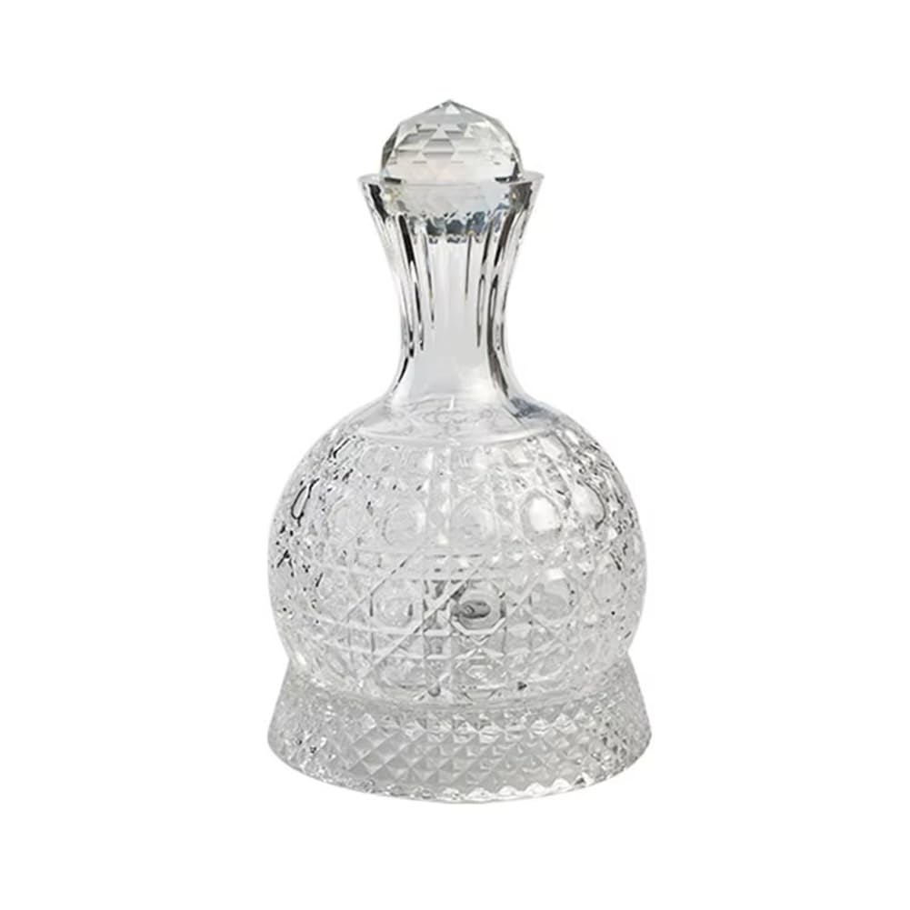 CTRLZS Crystal Glass Cup for Wine, Rotation Tumbler, Wine Aerator, Decanter, Glasses, Mug, CreativeGifts, 1500ml Home Drinkware