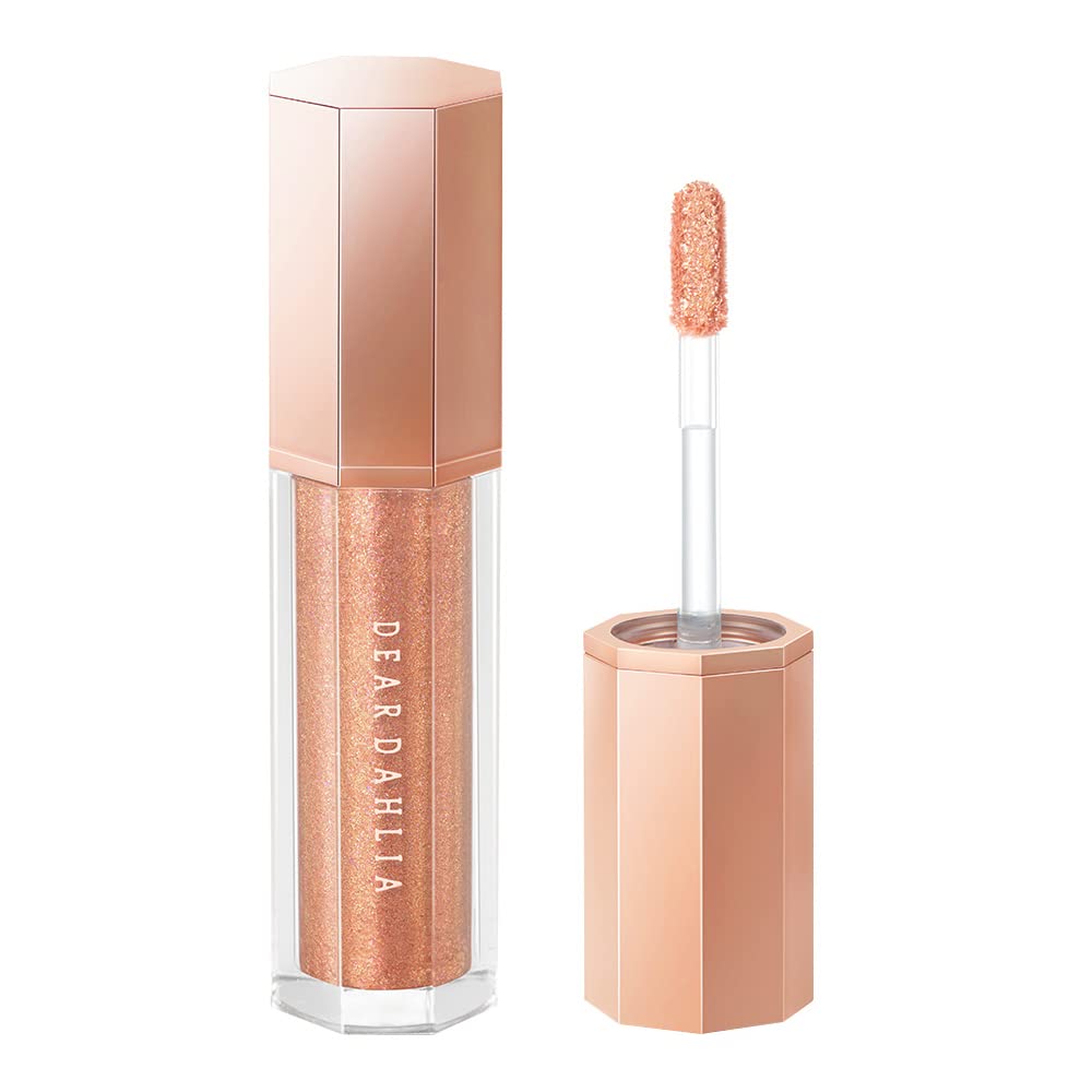 DEARDAHLIA Paradise Shine Eye Sequins CRYSTAL TRANCE Long Lasting Liquid Eyeshadow Glitter Gloss High Shine Pearl, Lightweight, Minimal Fallout, 0.14 Oz