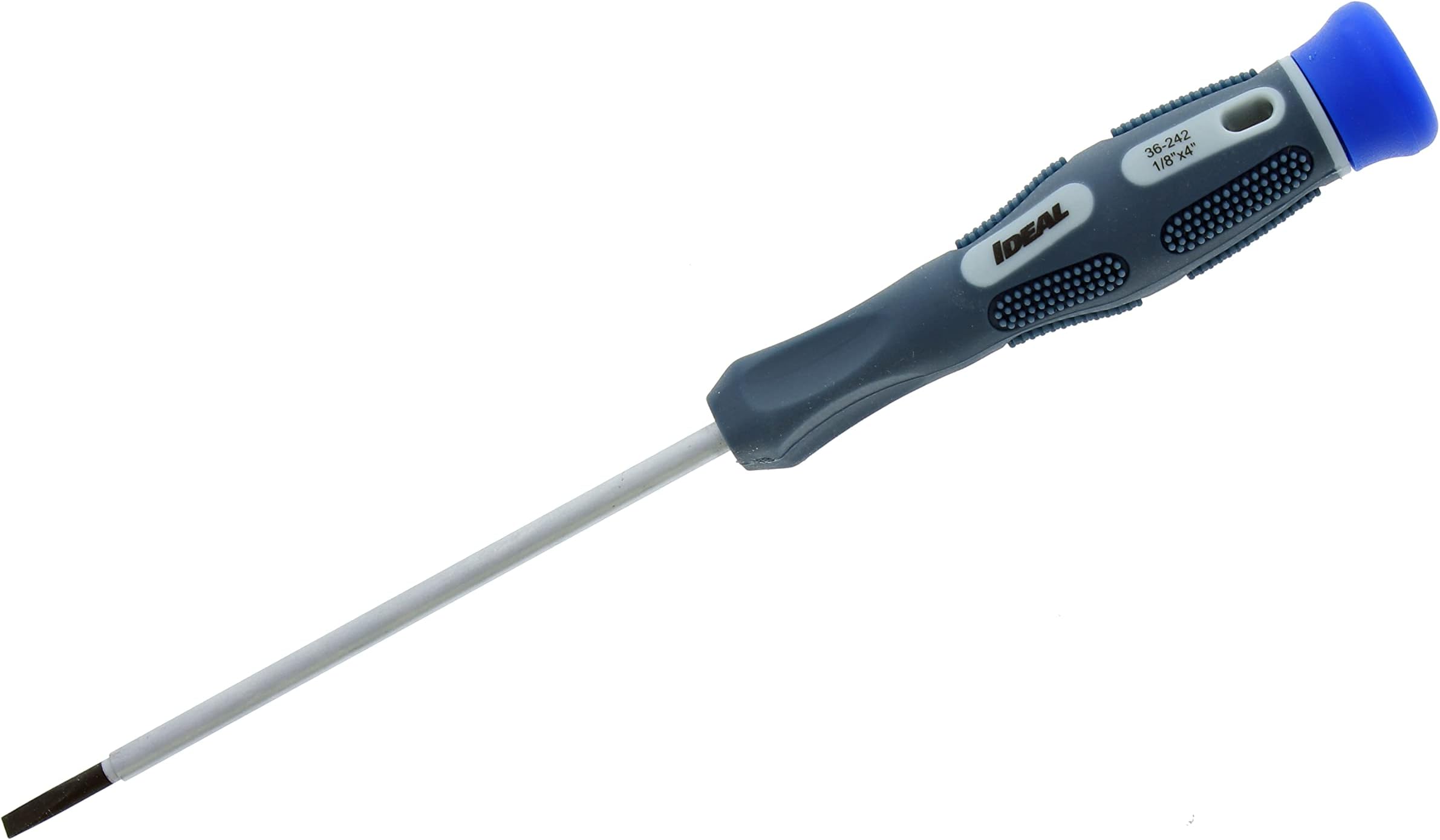 IDEAL Electrical 36-242 Electronic Screwdriver, Cabinet Tip, 1/8 in. x 4 in.
