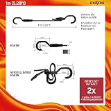 Magma Flache Spannseile mit Haken | Spanngurte für Gepäck, Plane, Zelt, Boot, Fahrrad, Anhänger & LKW | Wasserdicht & robust | Perfekt geeignet für Camping, Dachträger, Anhänger & Ladung