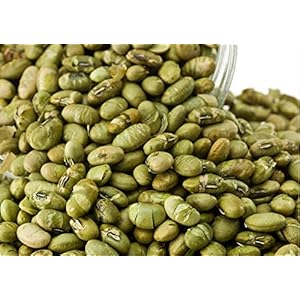 Edamame Bohnen 1 Kg | Sojabohnen geröstet leicht gesalzen | Glutenfrei und reich an Proteinen | geeignet für Snacks und gentechnik-freie Diätmahlzeiten | Dorimed