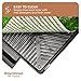 Downtown Pet Supply Dog Grass Pad with Tray, 20 x 25 w/Drawer - Outdoor and Indoor Potty System for Dogs with Replaceable Synthetic Grass Pee Turf - Portable and Waterproof Turf Dog Potty