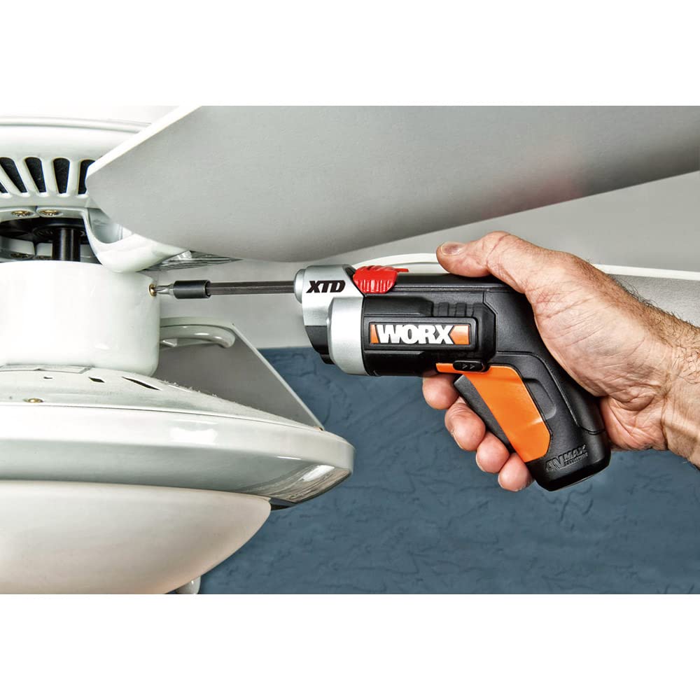 WORX WX252 Avvitatore Maneggevole a Batteria, 4 V, Nero