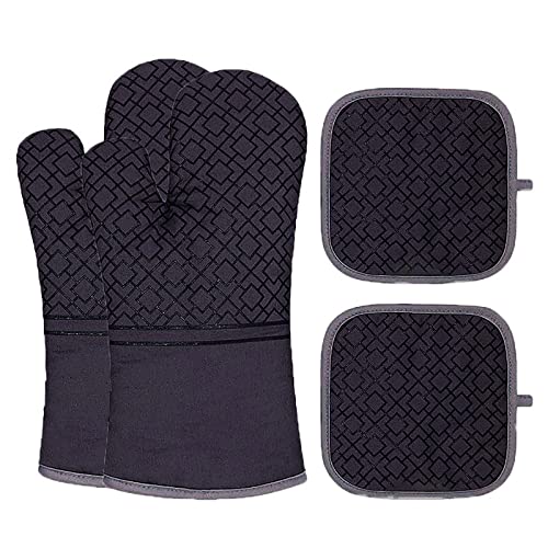 Maniques gants de cuisine coton de qualité supérieure pour cuisson au four