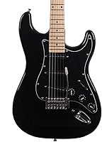 Vista 8 de Kit completo de guitarra eléctrica de 39 pulgadas para principiantes, tamaño completo con amplificador de 20 W, con correa, bolsa, amplificador