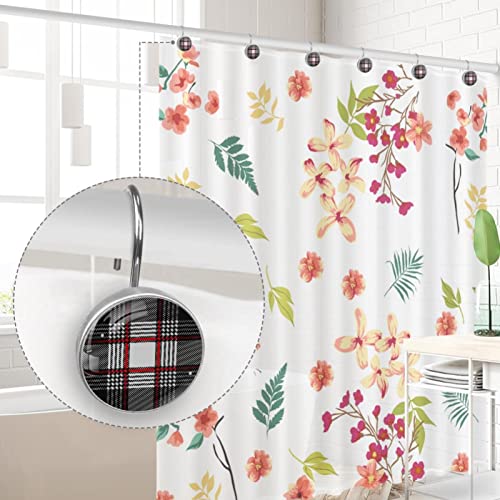 Crochets de rideau de douche en acier inoxydable durable