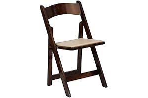 Flash Furniture Hercules Series Beechwood Folding Event Chairs with Padded Seats