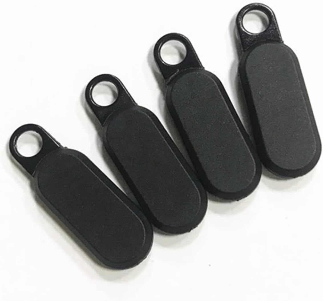 DOITOOL 32PCS PVC Injection Molding Zipper Sliders for Luggage and Handbags Soft Silicone Zipper Pulls Easy to Use for Clothing and Travel