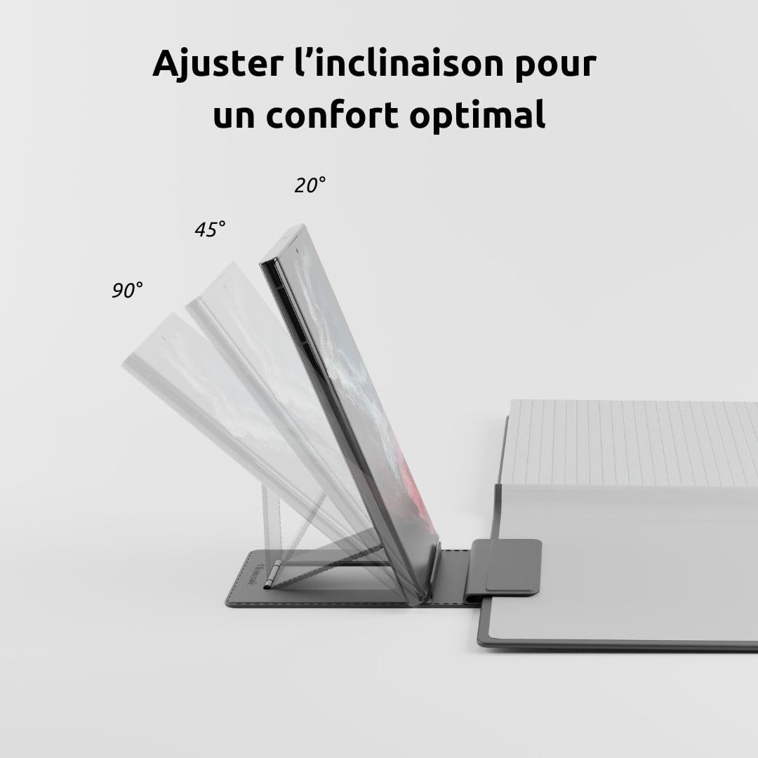 Note Support de Smartphone pour carnet, Cahier, Bloc-Notes, Agenda ou Planner (Fourni sans Le carnet)