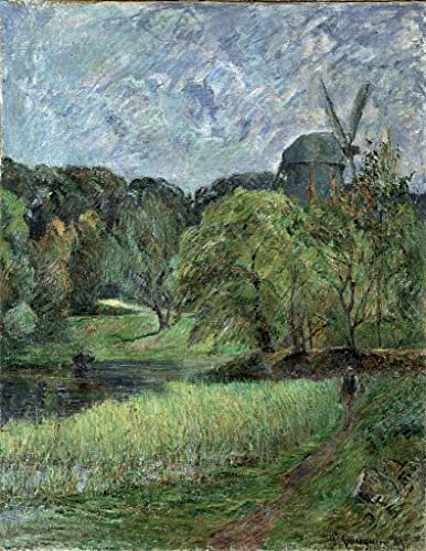 Peinture Paul Gauguin le Moulin de la Reine affiche d'art sur toile premium