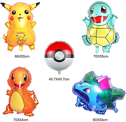 ポケモン風船 誕生日 飾り付け ピカチュウ風船 バースデーバ