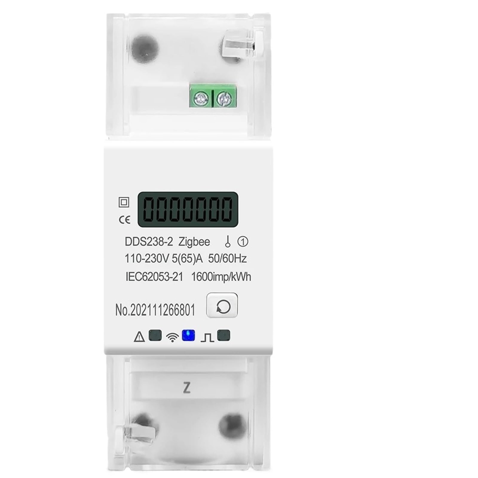 DDS238-2WIFI ​​monofásico 65ASmart medidor de energía temporizador Monitor kWh medidor vatímetro 110V 220V 50/60Hz