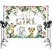 Maijoeyy 7x5ft Safari Baby Shower Decorations Jungle Safari Animals Baby Shower Photography Background It’s a Girl Backdrop Baby Shower Party Backdrop for Girl