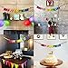 Pre-Strung Happy Birthday Banner - Felt Ball Garland - Reusable HAPPY BIRTHDAY Garland, Rainbow Party Decorations, Personalized Holiday Sign for Party Decor, Kids Room Decor, Photo Prop (Rainbow)