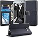 Note 5 Case, Tauri [Stand Feature] Wallet Leather Case with Stand, ID & Credit Card Pockets Flip Cover For Samsung Galaxy Note 5 - Black