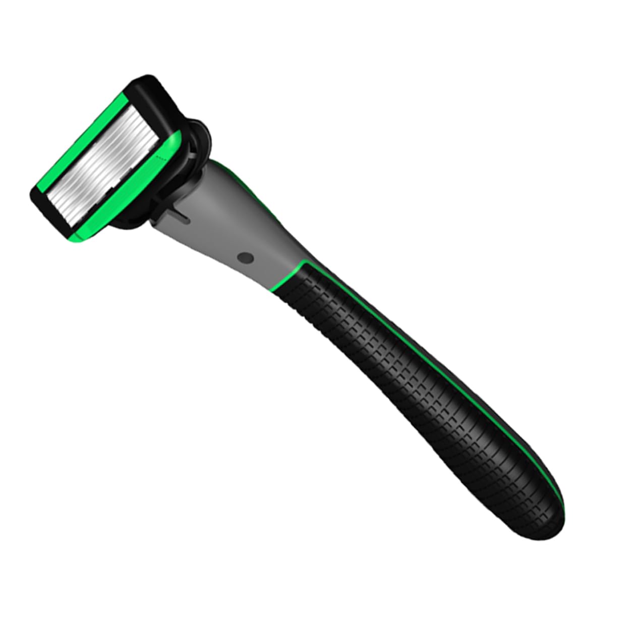 Men Safety Razor Kit, 7 Layer Shaving Tool with Rubber Handle