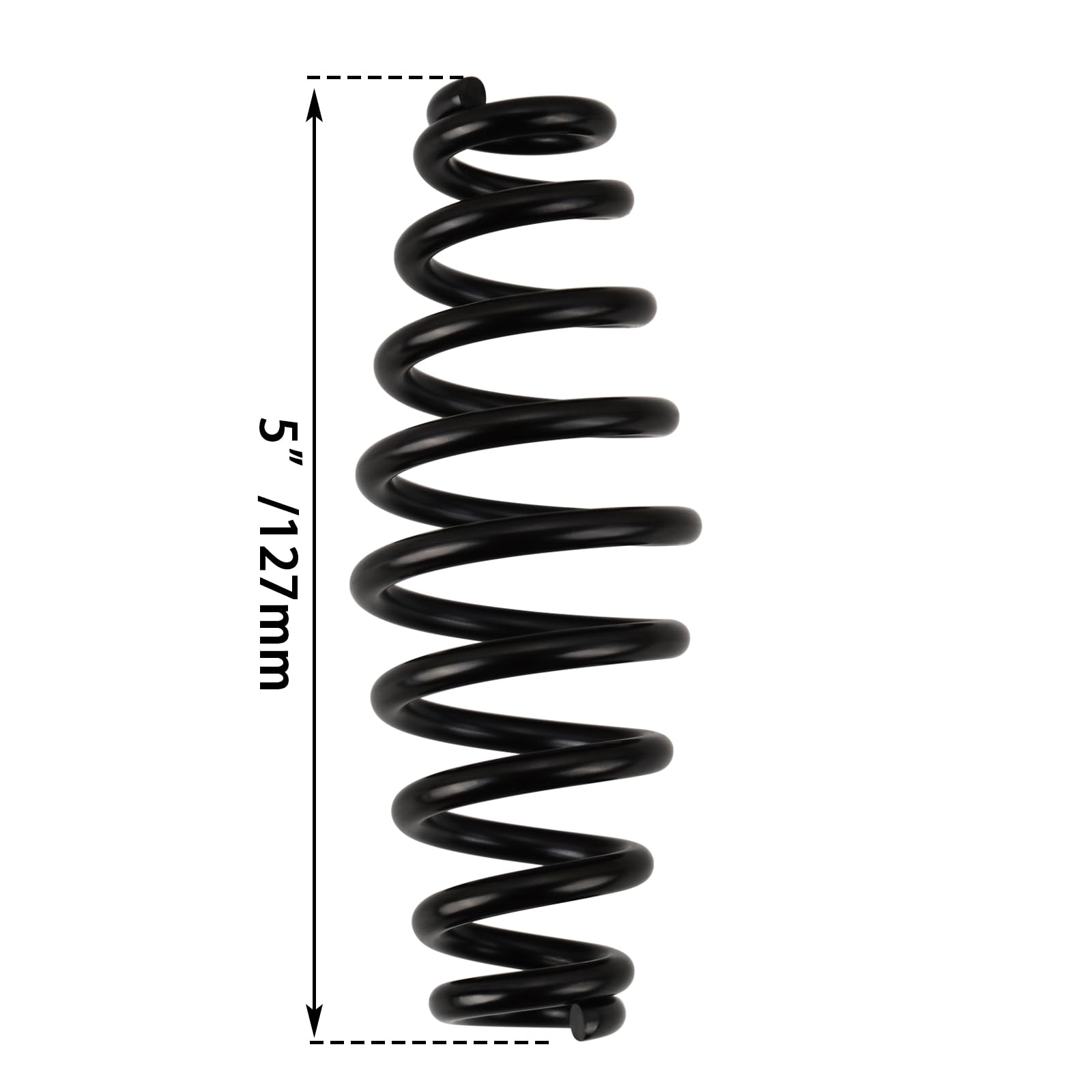 FOVPLUE Molle per sella da 12,7 cm per sedili soli, molla universale per sella moto Harley Sportster XL883 1200 Bobber Chopper applicazione personalizzata, per Honda, Yamaha, Kawasaki, Suzuki, nero