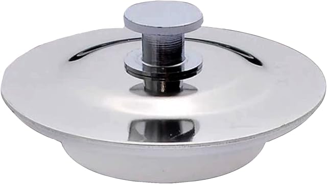 DFsucces 1 PCS Stainless Steel Drain Stopper Bathroom Sink Plug, Pop Click Clack for Vanity Sink, Bath Replacement Bolts for 42mm-44mm water holes