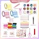 QINGHEC 63 Stück Nano Tape Bubbles Set, DIY Bubble Tape Nano Klebeband Kit mit 3 Rollen Nanoband Doppelseitig, Squishy Spielzeug Bastelset, Nanoband für Kinde Toys, Party Favors Geschenke