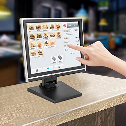 NOPTEG-LED-Monitor-Touch-Screen-Display-VGA-PC-POS-Catering-Order-Machine-Cashier-for-Retail-Restaurant-Bar-Coffee-Store-15-Inch-1024-X-768