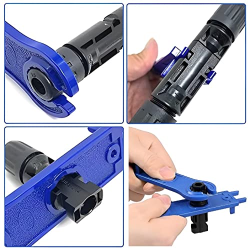 3. Bild von 50m ARLI Solarkabel H1Z2Z2-K 4mm² + Crimpzange + 10 Paar Solarstecker/Buchse IP68 1500V für 2,5/4/6mm² + Schraubenschlüssel Werkzeug Set